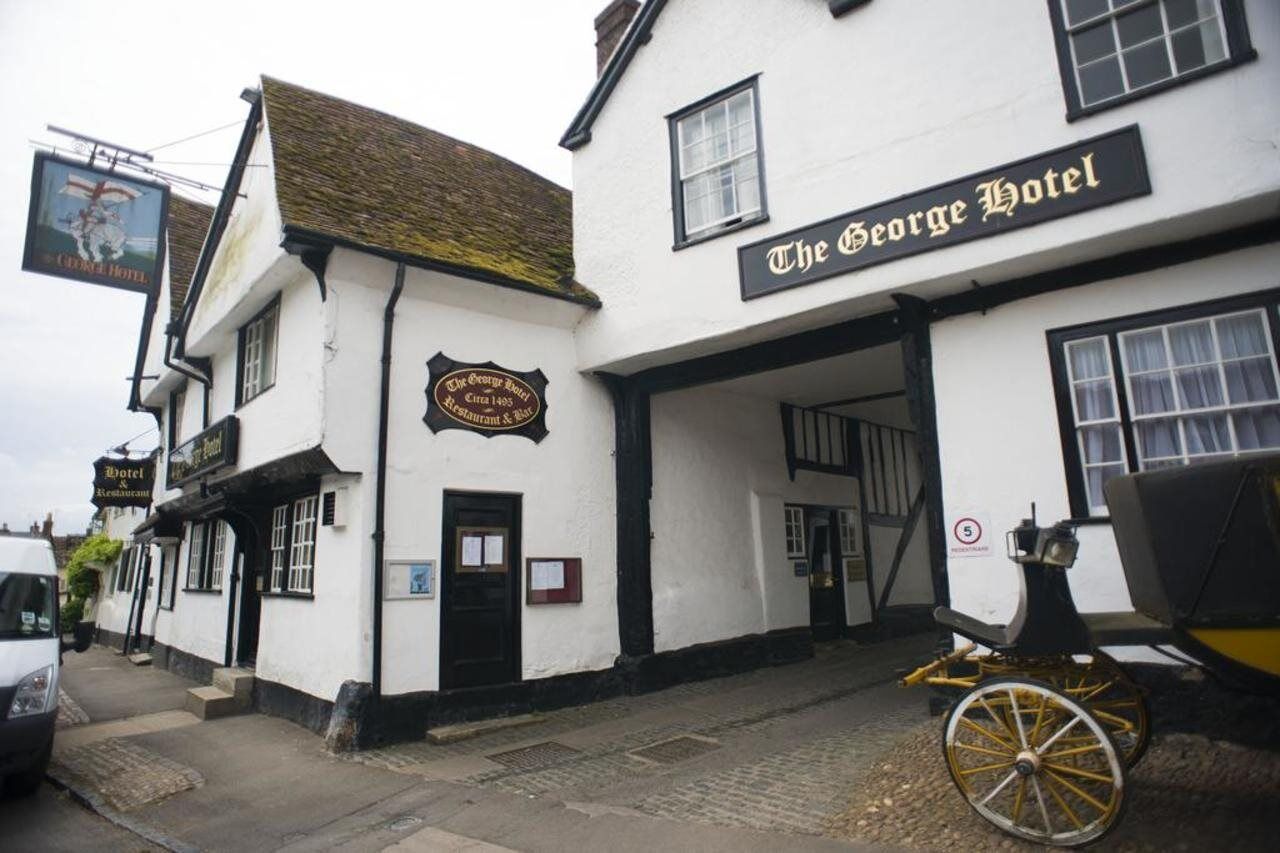 George Hotel Dorchester On Thames Esterno foto
